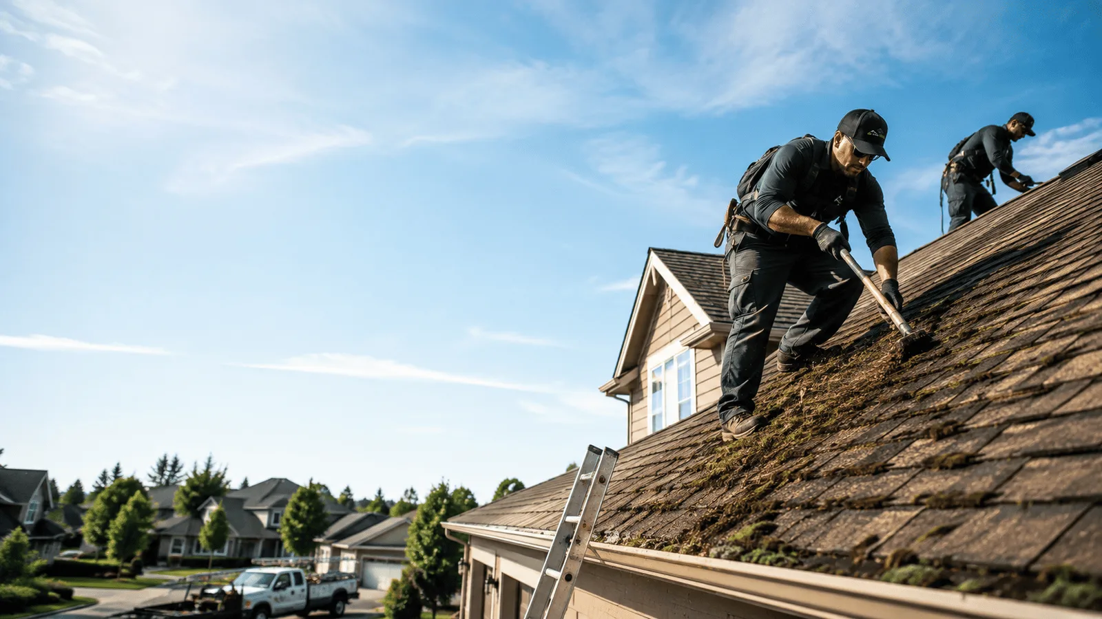 Roof Moss Removal in Hingham, MA near me
